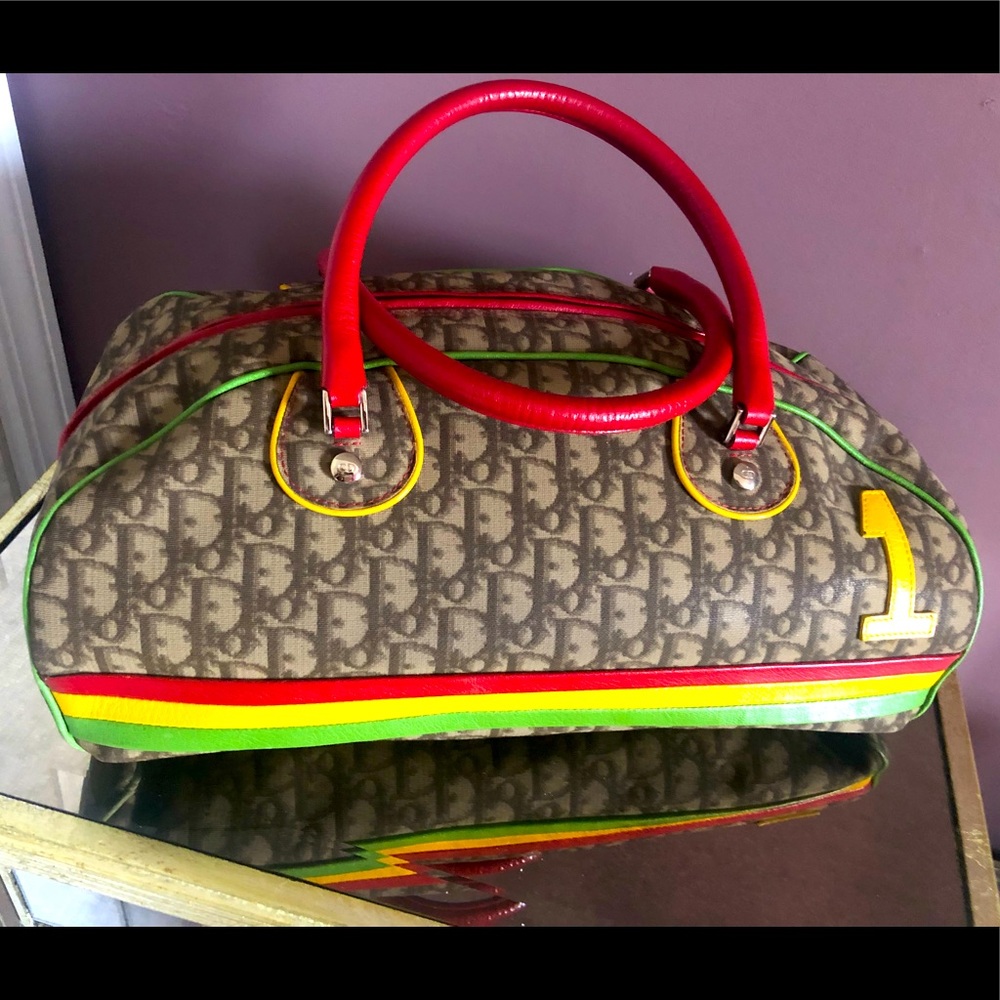CHRISTIAN DIOR Bowling bag Rastafari number 1